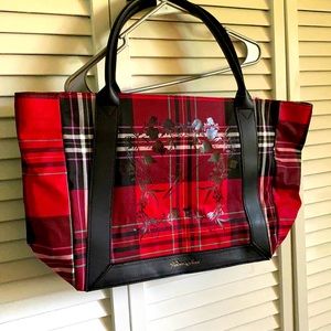 Large Plaid Victoria’s Secret Tote